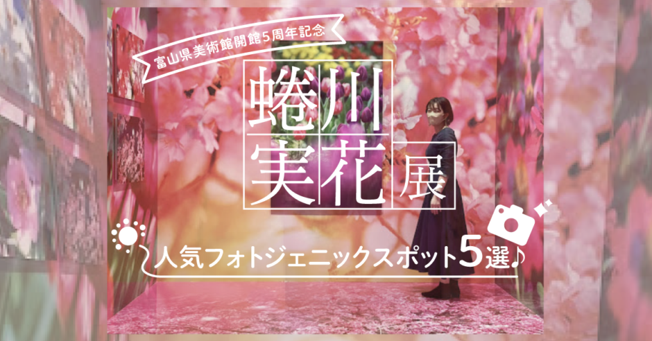 富山県美術館開館5周年記念 蜷川実花展 人気フォトジェニックスポット5選 Pr ワタシゴト